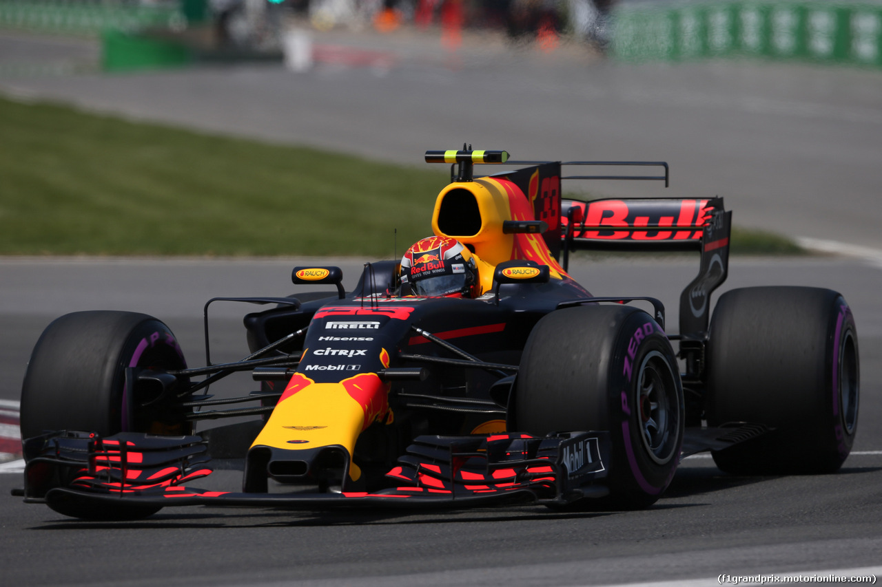 GP CANADA, 10.06.2017- Qualifiche, Max Verstappen (NED) Red Bull Racing RB13