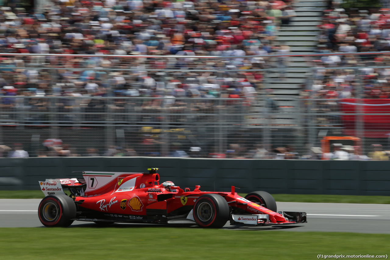 GP CANADA, 10.06.2017- Qualifiche, Kimi Raikkonen (FIN) Ferrari SF70H