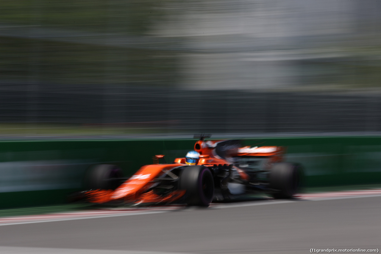 GP CANADA, 10.06.2017- Qualifiche, Fernando Alonso (ESP) McLaren Honda MCL32