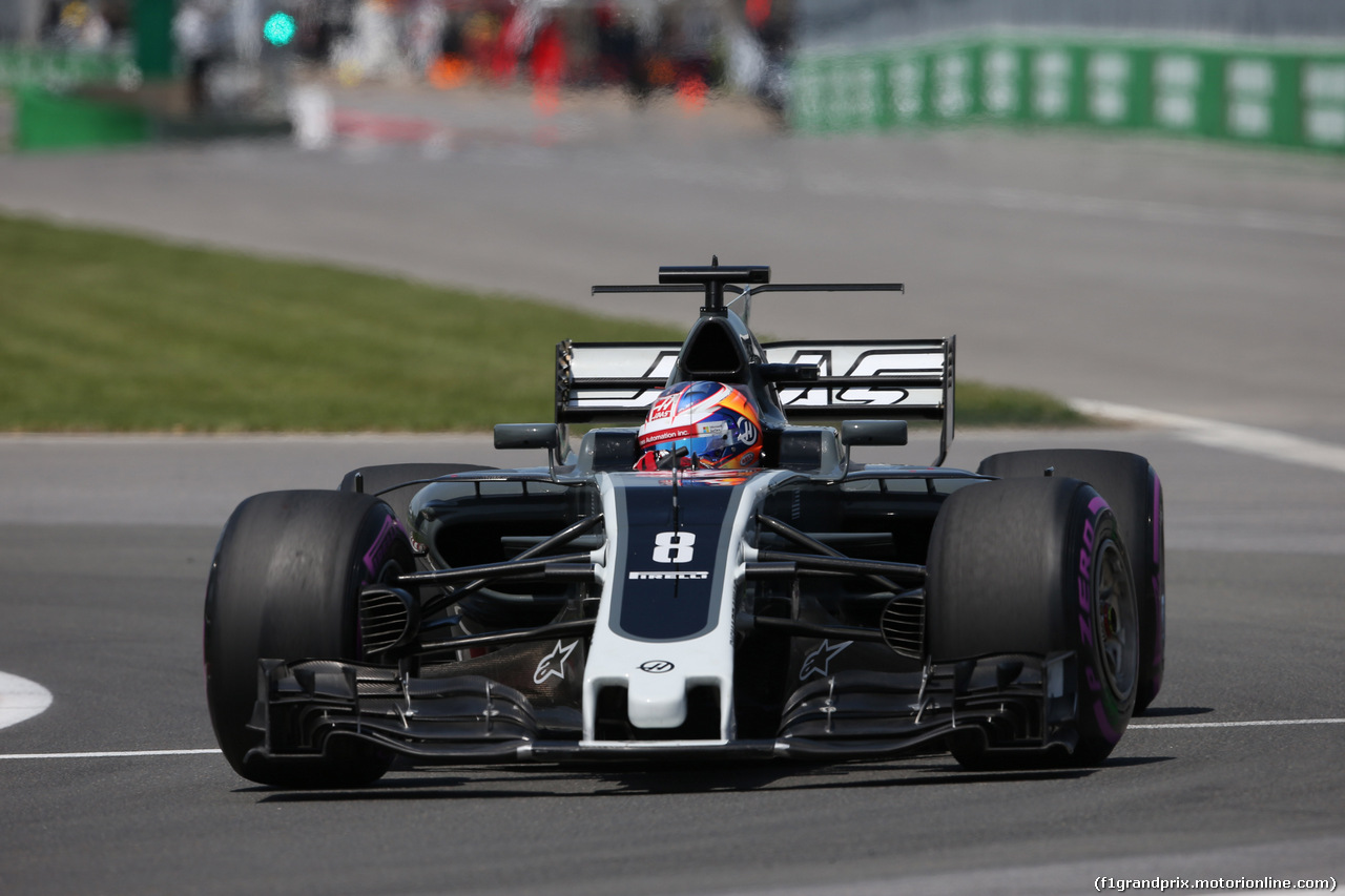 GP CANADA, 10.06.2017- Qualifiche, Romain Grosjean (FRA) Haas F1 Team VF-17