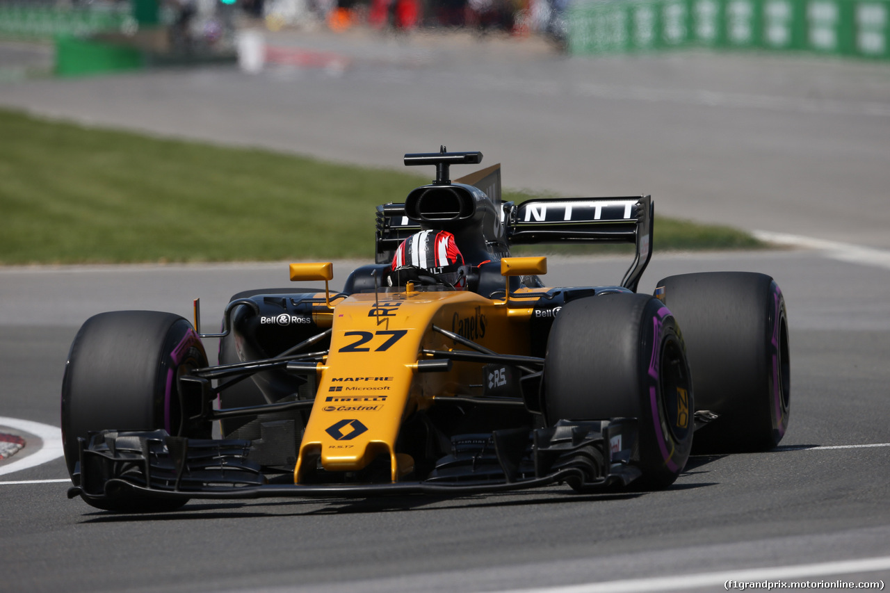 GP CANADA, 10.06.2017- Qualifiche, Nico Hulkenberg (GER) Renault Sport F1 Team RS17