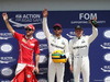 GP CANADA, 10.06.2017- Pole Position: pole Festeggiamenti Lewis Hamilton (GBR) Mercedes AMG F1 W08, 2nd Sebastian Vettel (GER) Ferrari SF70H, 3rd Valtteri Bottas (FIN) Mercedes AMG F1 W08