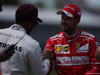 GP CANADA, 10.06.2017- Qualifiche, Lewis Hamilton (GBR) Mercedes AMG F1 W08  shake hands of Sebastian Vettel (GER) Ferrari SF70H