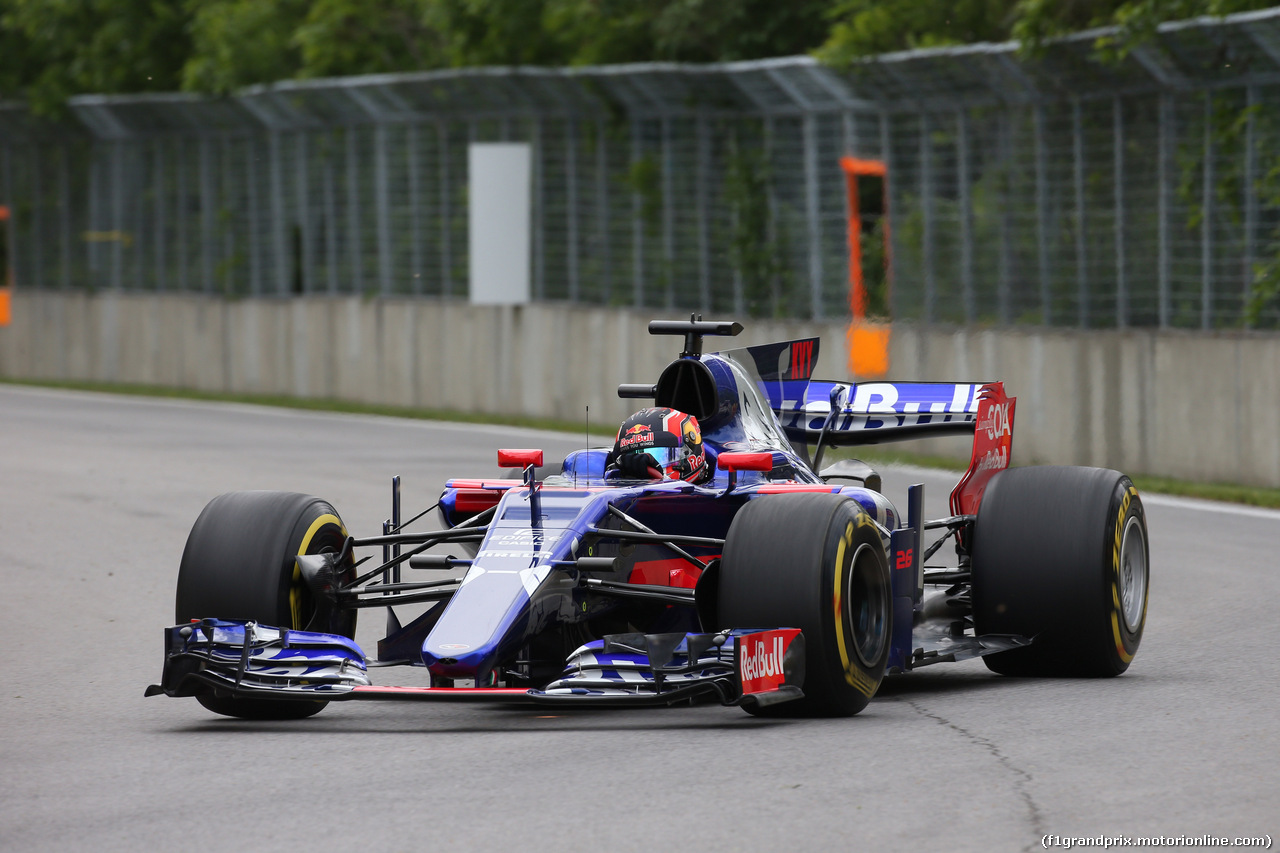 GP CANADA, 09.06.2017- Prove Libere 1, Daniil Kvyat (RUS) Scuderia Toro Rosso STR12