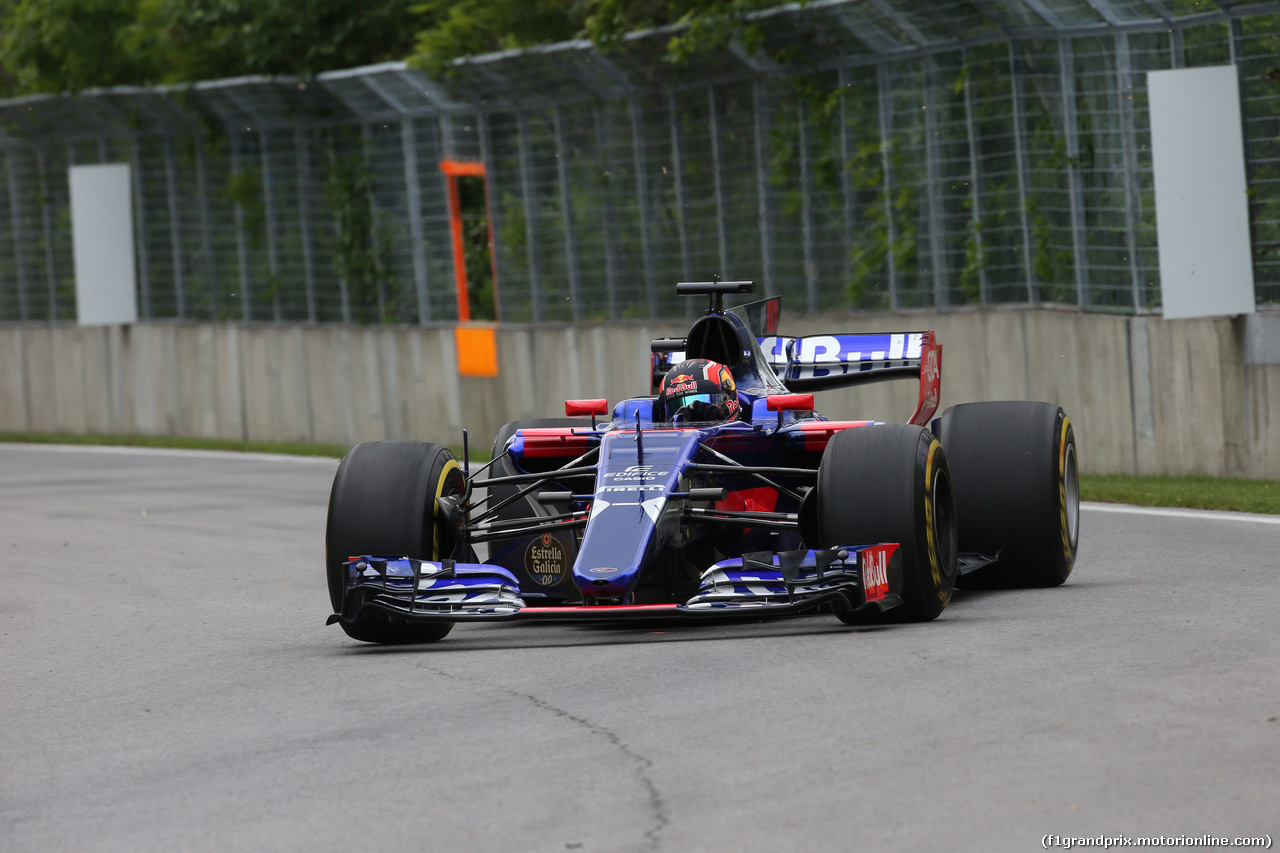 GP CANADA, 09.06.2017- Prove Libere 1, Daniil Kvyat (RUS) Scuderia Toro Rosso STR12