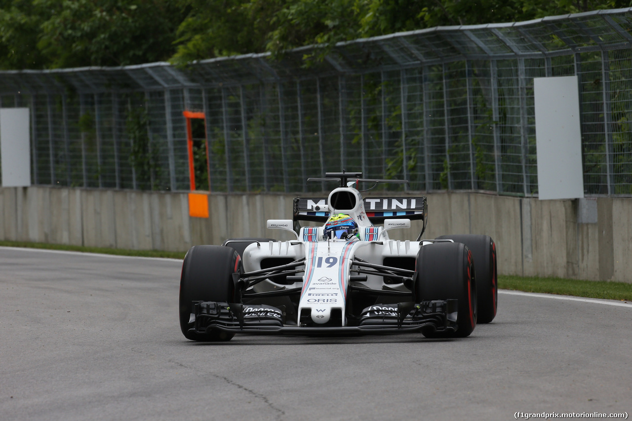 GP CANADA, 09.06.2017- Prove Libere 1, Felipe Massa (BRA) Williams F1 Team FW40