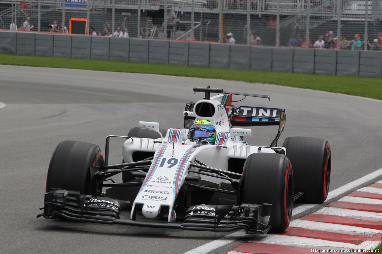 GP CANADA, 09.06.2017- Prove Libere 1, Felipe Massa (BRA) Williams F1 Team FW40