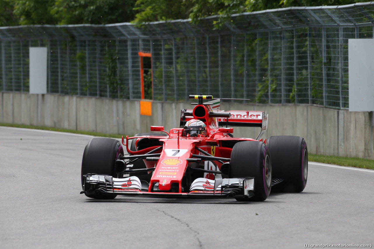 GP CANADA, 09.06.2017- Prove Libere 1, Kimi Raikkonen (FIN) Ferrari SF70H