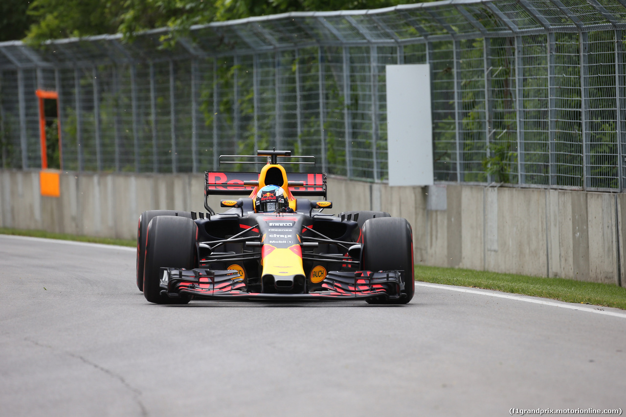 GP CANADA, 09.06.2017- Prove Libere 1, Daniel Ricciardo (AUS) Red Bull Racing RB13