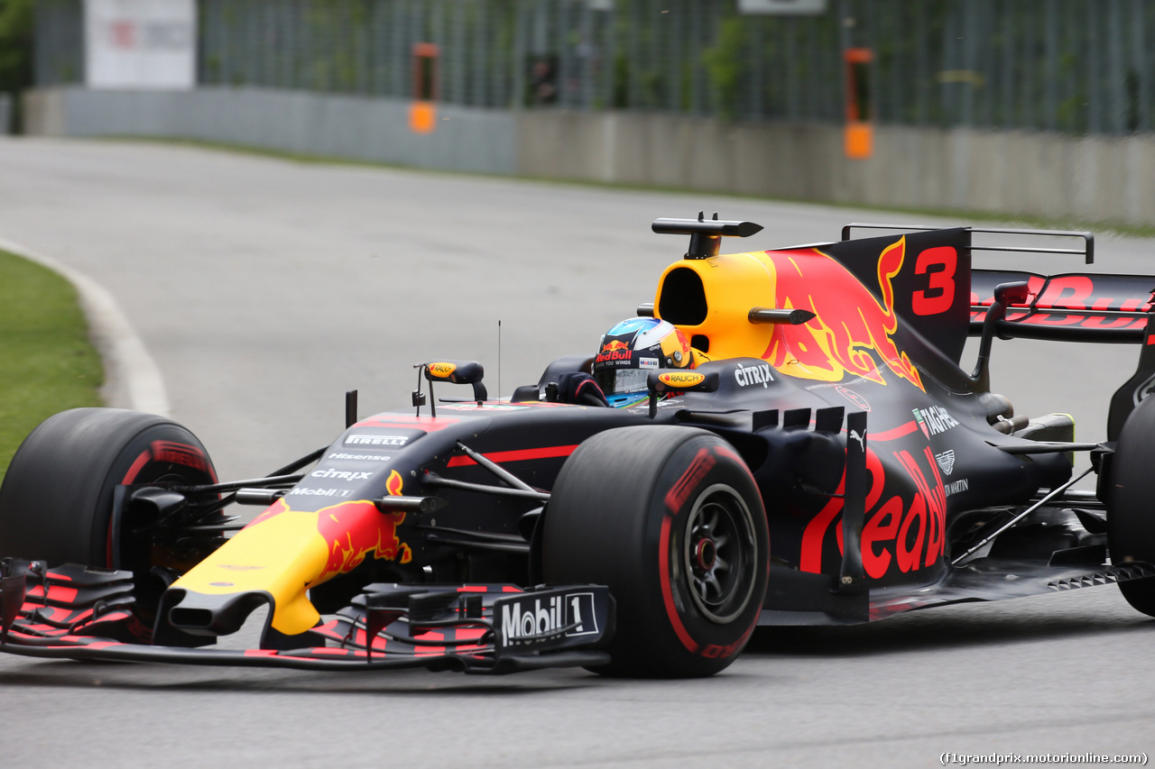 GP CANADA, 09.06.2017- Prove Libere 1, Daniel Ricciardo (AUS) Red Bull Racing RB13