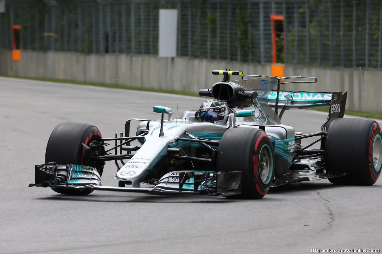 GP CANADA, 09.06.2017- Prove Libere 1, Valtteri Bottas (FIN) Mercedes AMG F1 W08