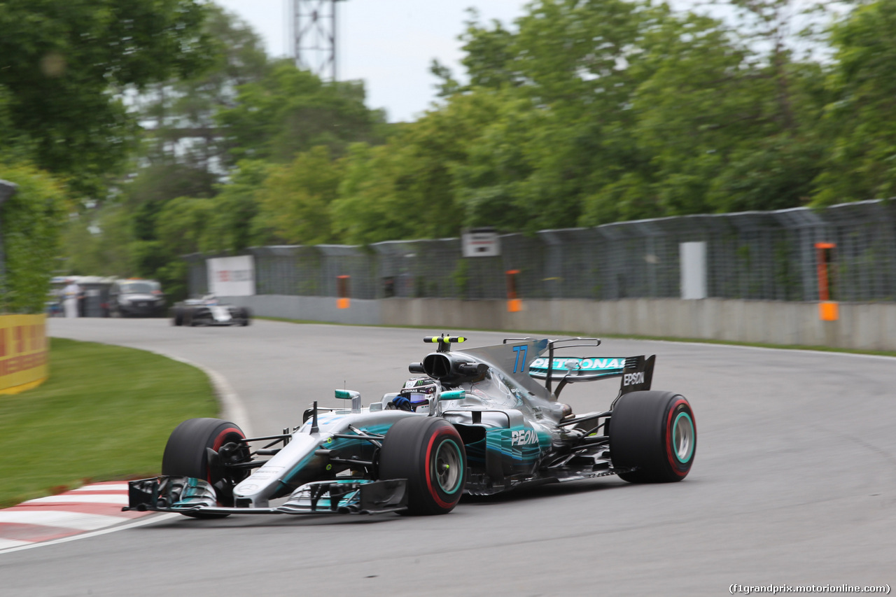 GP CANADA, 09.06.2017- Prove Libere 1, Valtteri Bottas (FIN) Mercedes AMG F1 W08