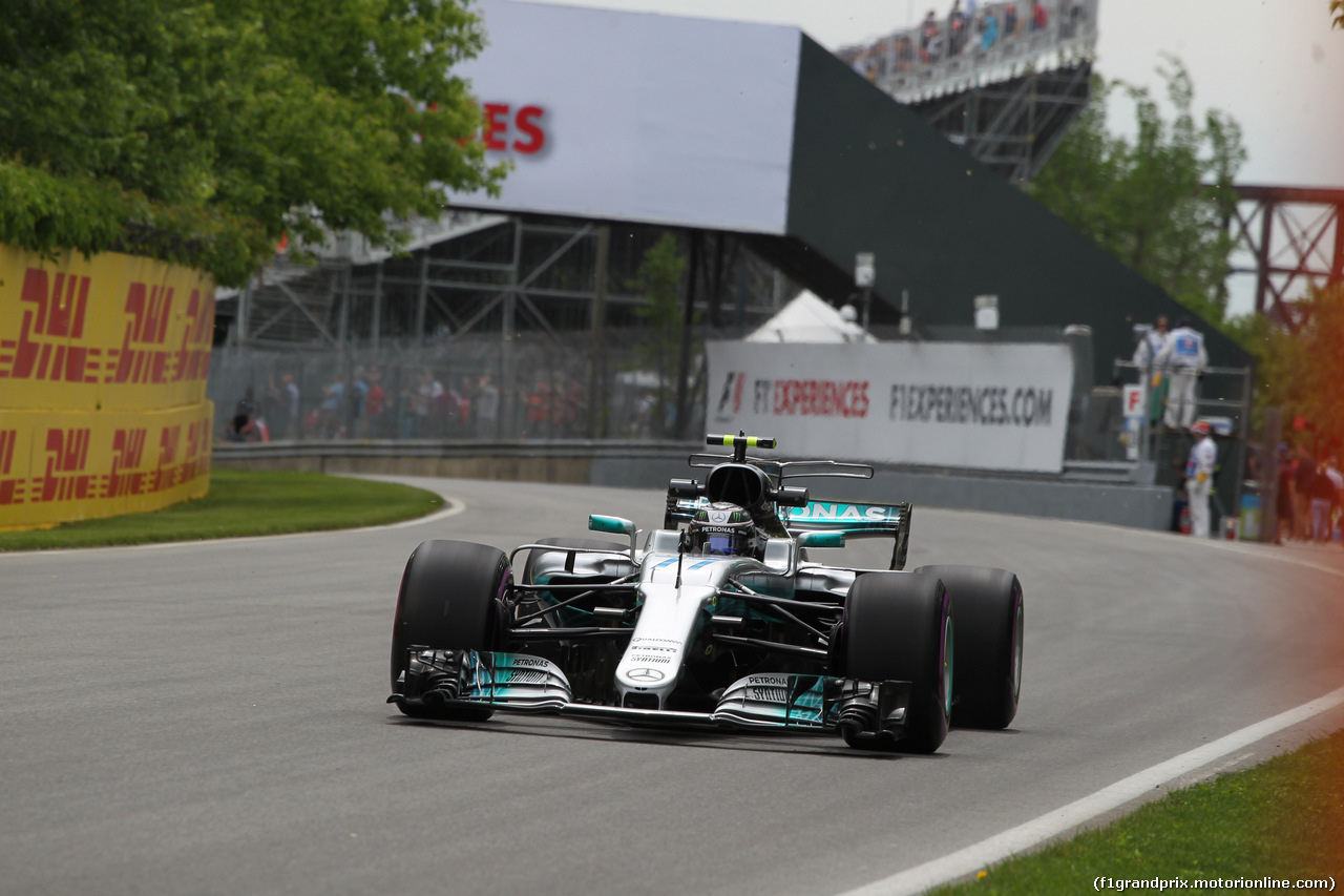 GP CANADA, 09.06.2017- Prove Libere 1, Valtteri Bottas (FIN) Mercedes AMG F1 W08