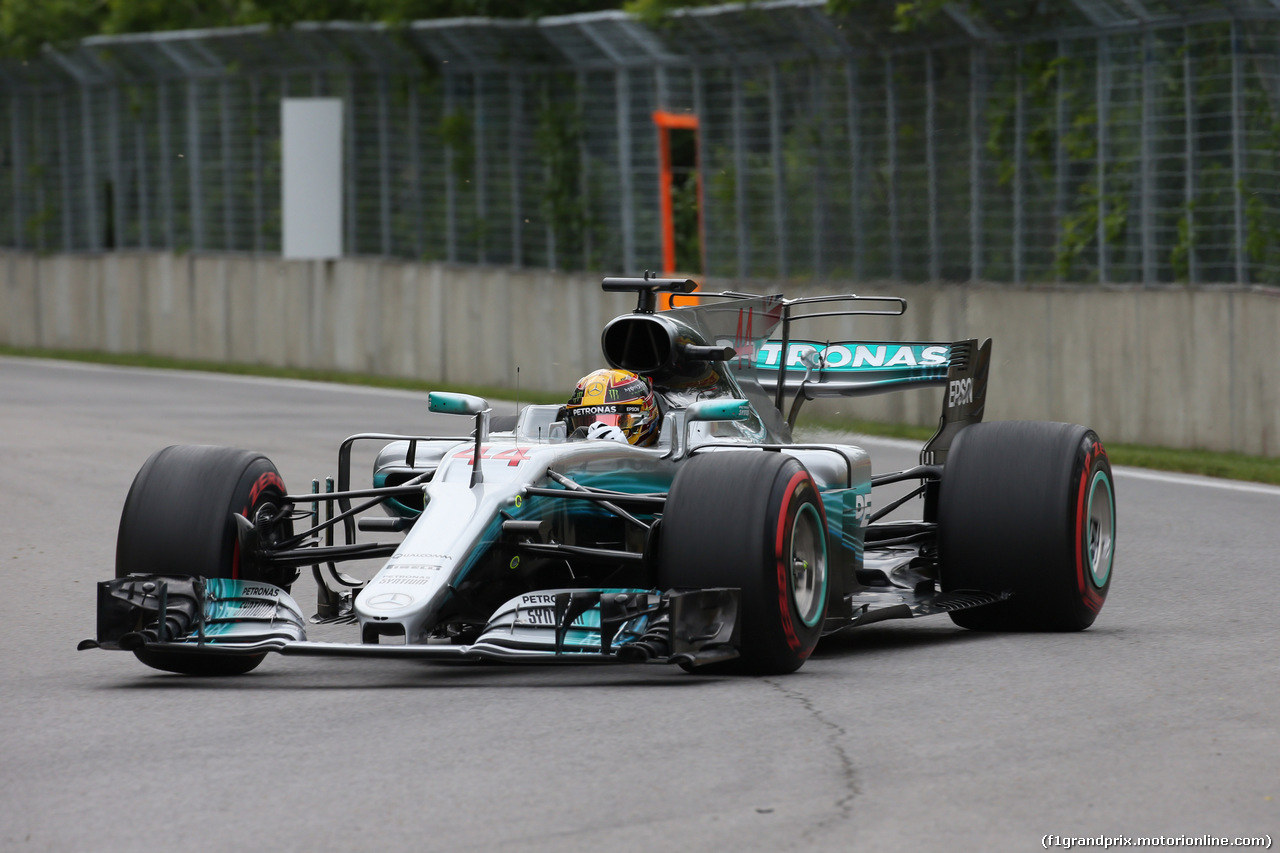 GP CANADA, 09.06.2017- Prove Libere 1, Lewis Hamilton (GBR) Mercedes AMG F1 W08