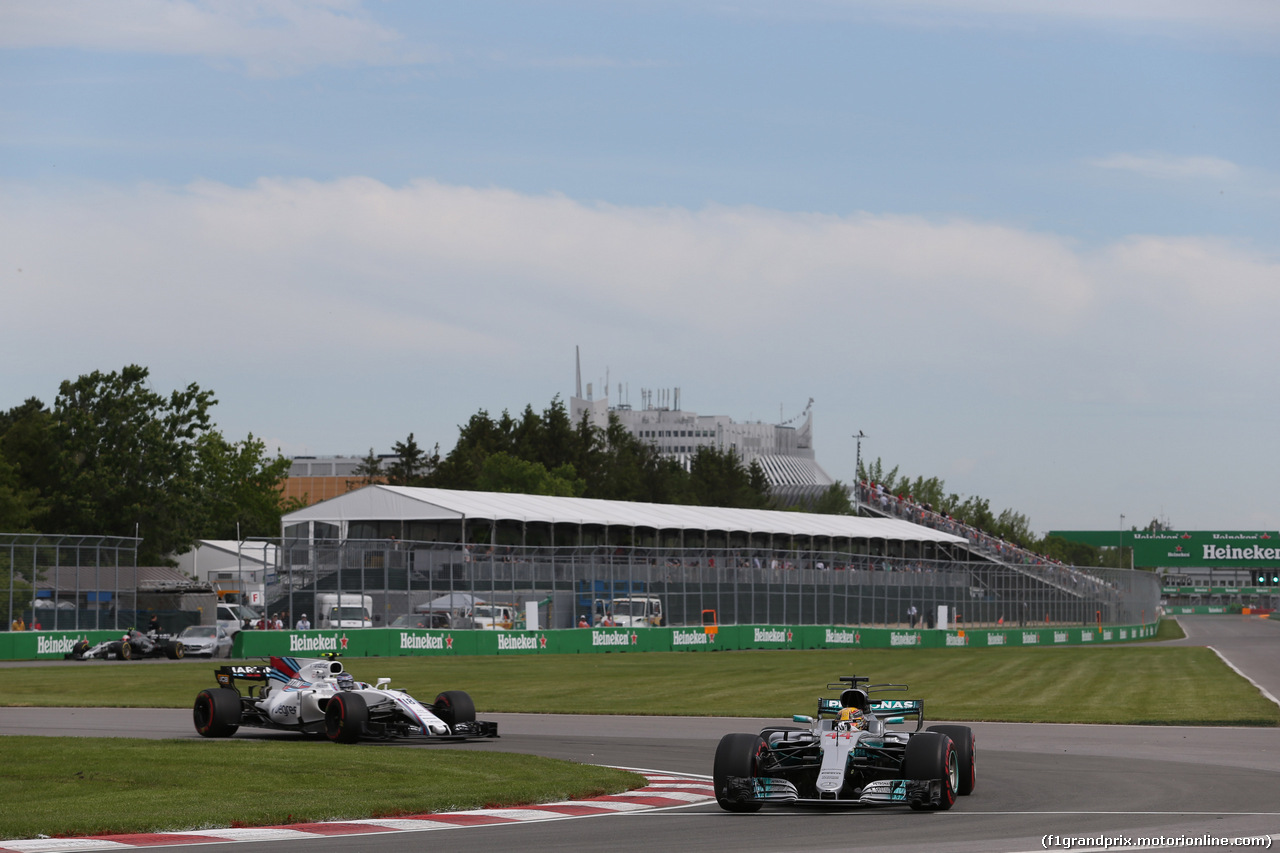 GP CANADA, 08.06.2017- Prove Libere 1, Lewis Hamilton (GBR) Mercedes AMG F1 W08