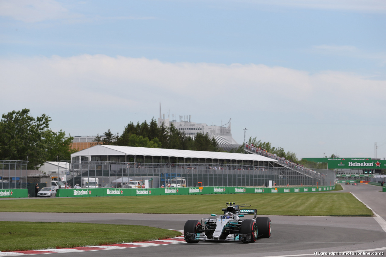 GP CANADA, 08.06.2017- Prove Libere 1, Valtteri Bottas (FIN) Mercedes AMG F1 W08
