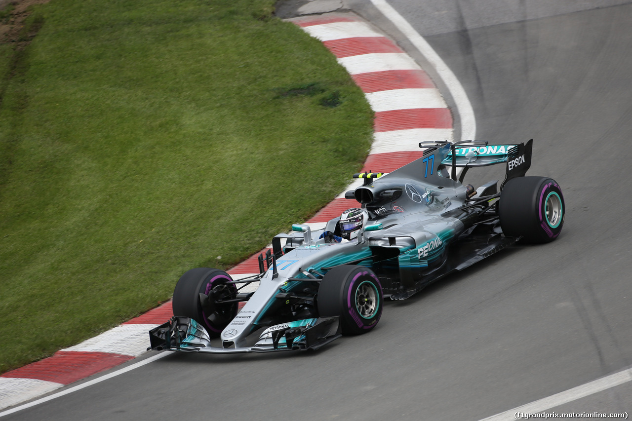 GP CANADA, 08.06.2017- Prove Libere 1, Valtteri Bottas (FIN) Mercedes AMG F1 W08