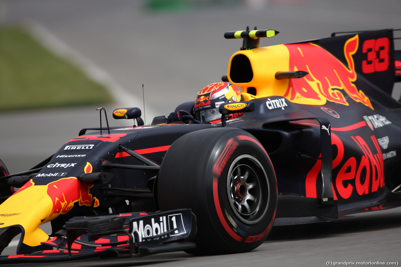 GP CANADA, 08.06.2017- Prove Libere 1, Max Verstappen (NED) Red Bull Racing RB13