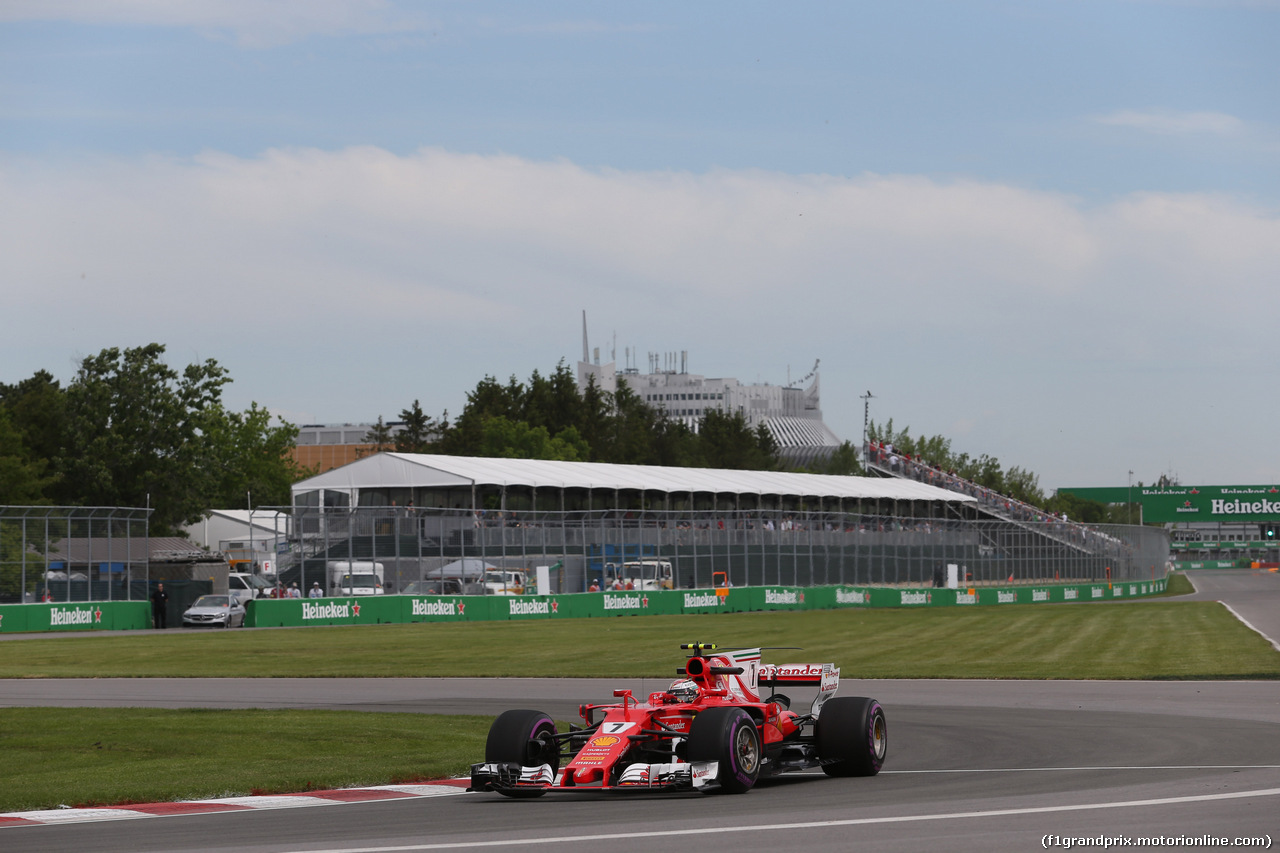 GP CANADA, 08.06.2017- Prove Libere 1, Kimi Raikkonen (FIN) Ferrari SF70H