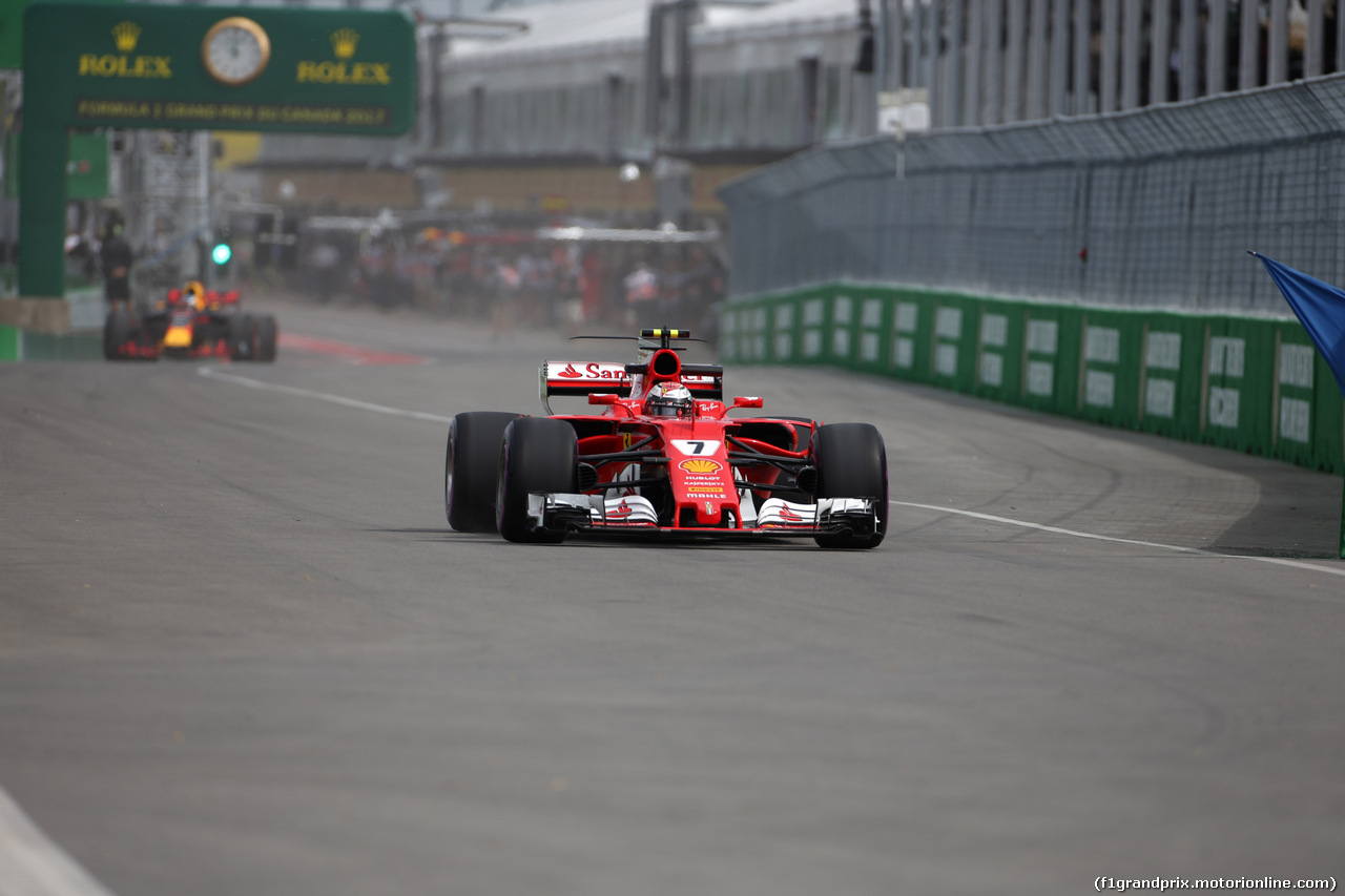 GP CANADA, 08.06.2017- Prove Libere 1, Kimi Raikkonen (FIN) Ferrari SF70H