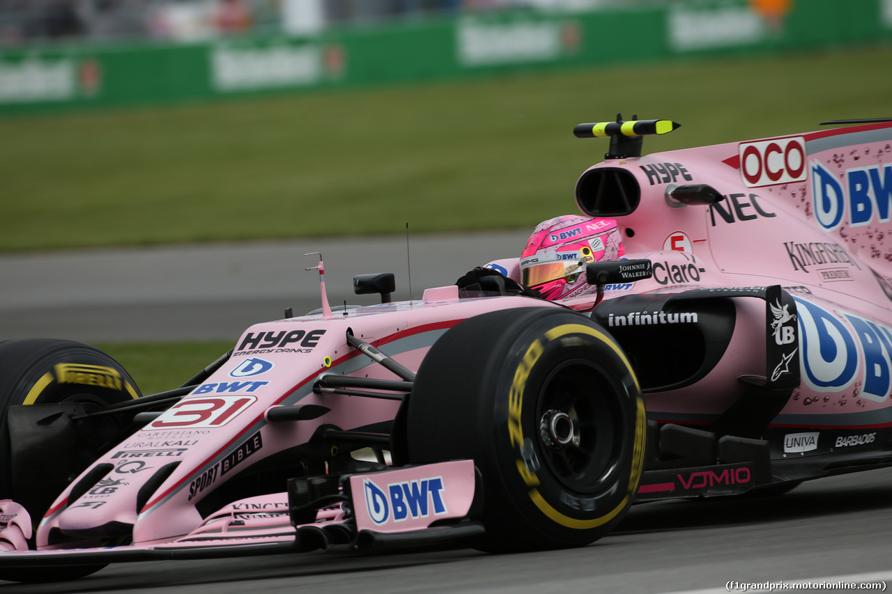 GP CANADA, 08.06.2017- Prove Libere 1, Esteban Ocon (FRA) Sahara Force India F1 VJM10