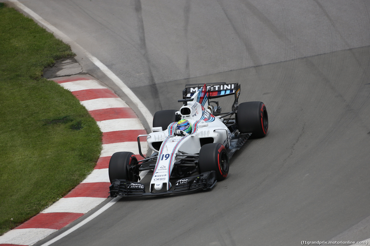 GP CANADA, 08.06.2017- Prove Libere 1, Felipe Massa (BRA) Williams F1 Team FW40