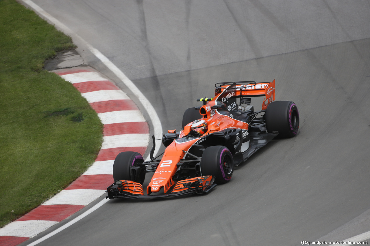 GP CANADA, 08.06.2017- Prove Libere 1, Stoffel Vandoorne (BEL) McLaren MCL32
