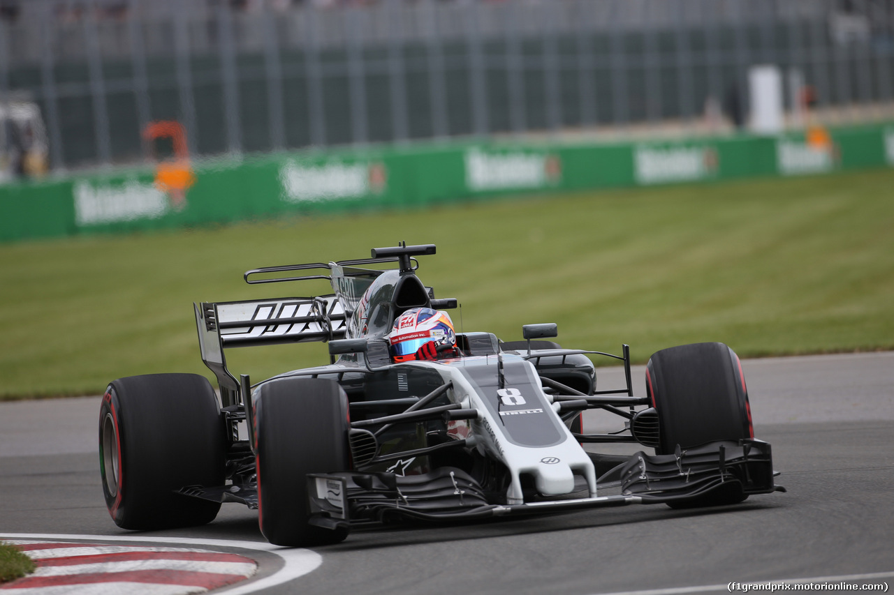 GP CANADA, 08.06.2017- Prove Libere 1, Romain Grosjean (FRA) Haas F1 Team VF-17