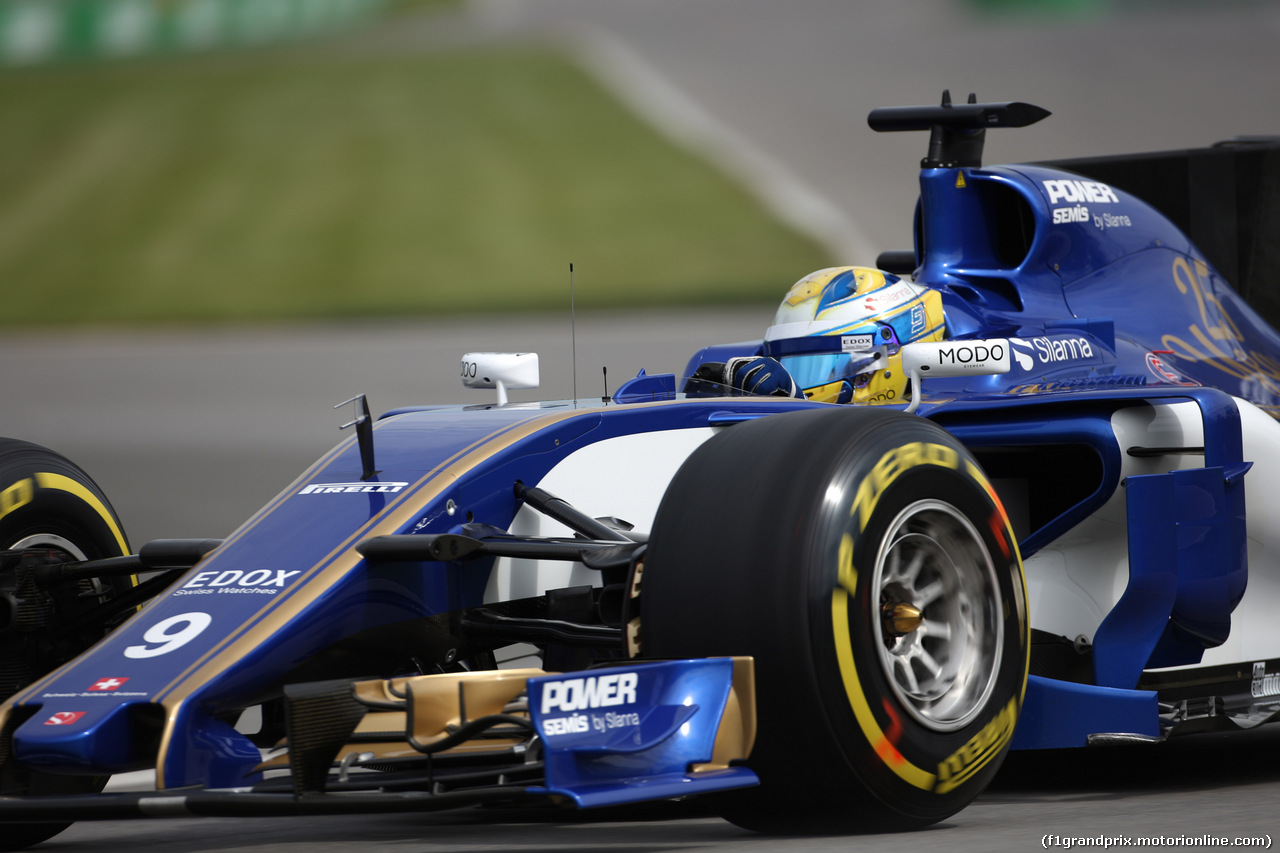 GP CANADA, 08.06.2017- Prove Libere 1, Marcus Ericsson (SUE) Sauber C36