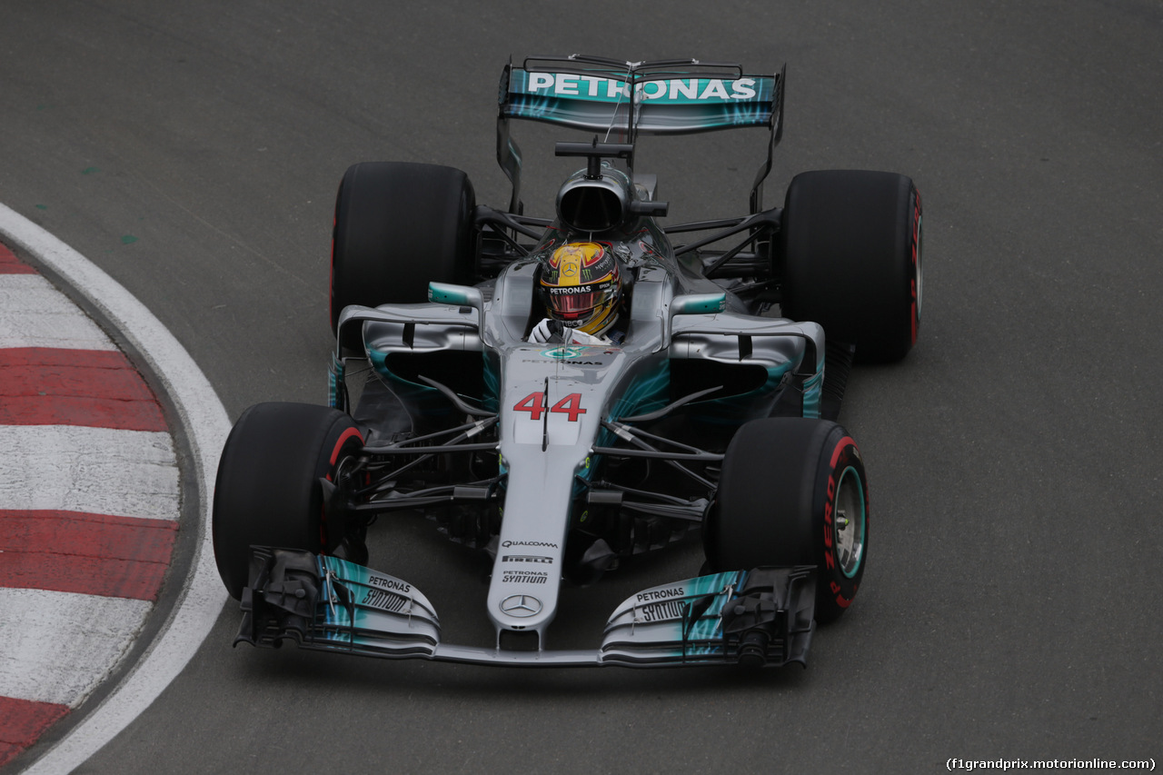 GP CANADA, 09.06.2017- Prove Libere 1, Lewis Hamilton (GBR) Mercedes AMG F1 W08