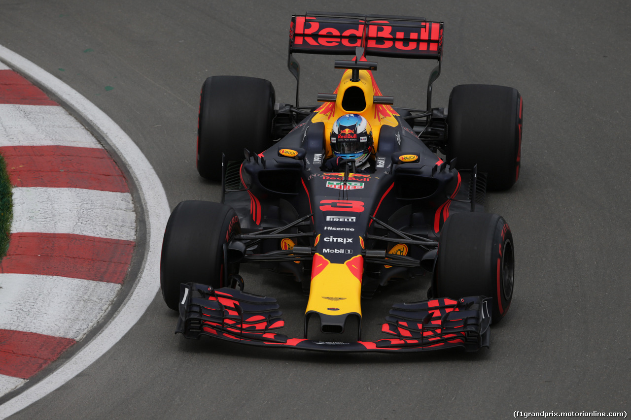 GP CANADA, 09.06.2017- Prove Libere 1, Daniel Ricciardo (AUS) Red Bull Racing RB13