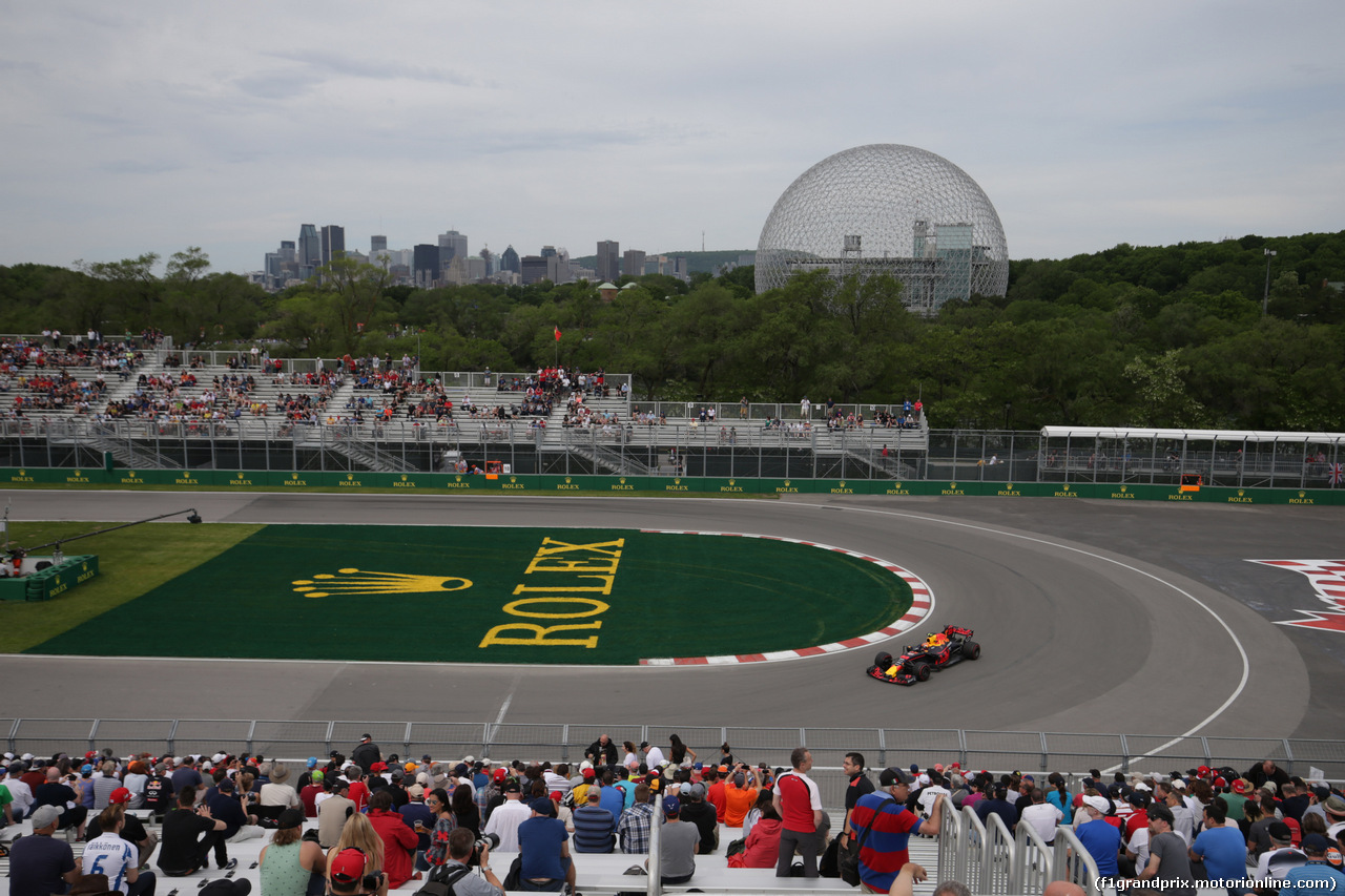 GP CANADA, 09.06.2017- Prove Libere 1, Max Verstappen (NED) Red Bull Racing RB13