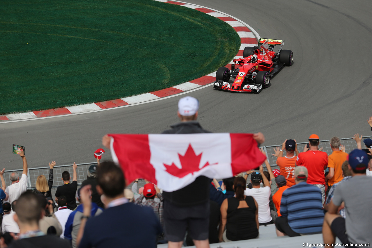 GP CANADA, 09.06.2017- Prove Libere 1, Sebastian Vettel (GER) Ferrari SF70H