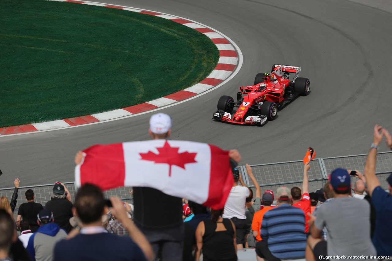 GP CANADA, 09.06.2017- Prove Libere 1, Kimi Raikkonen (FIN) Ferrari SF70H