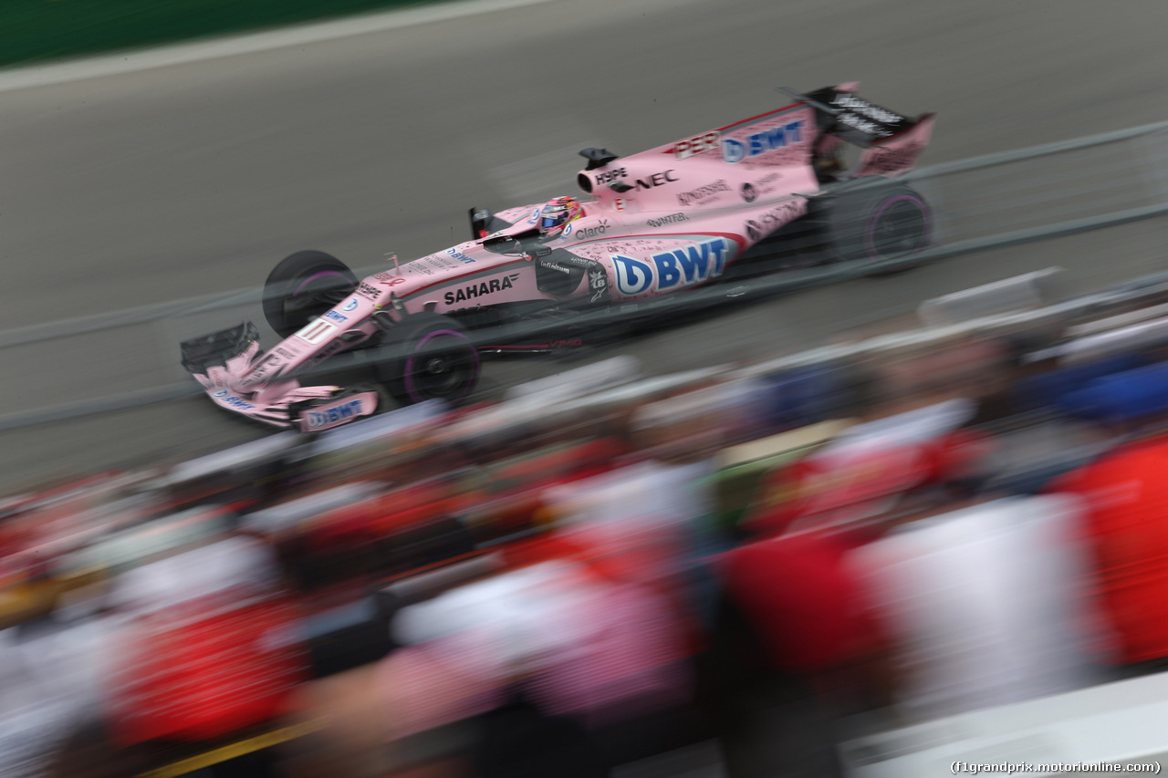 GP CANADA, 09.06.2017- Prove Libere 1, Sergio Perez (MEX) Sahara Force India F1 VJM010