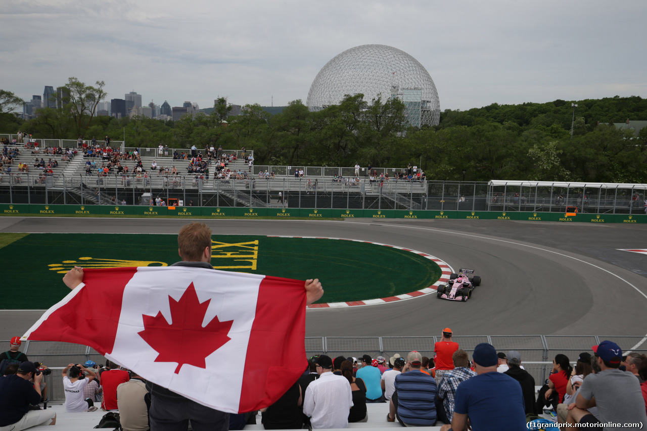 GP CANADA, 09.06.2017- Prove Libere 1, Esteban Ocon (FRA) Sahara Force India F1 VJM10