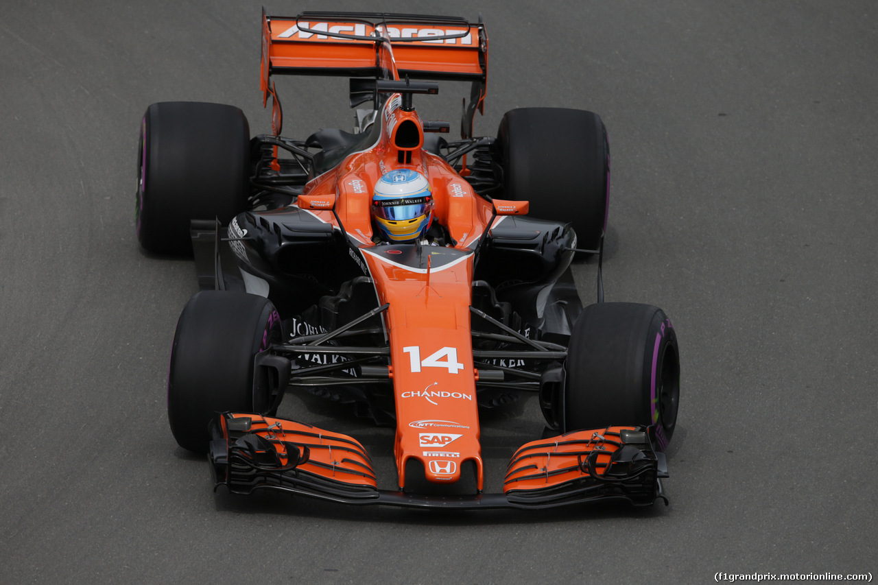 GP CANADA, 09.06.2017- Prove Libere 1, Fernando Alonso (ESP) McLaren Honda MCL32