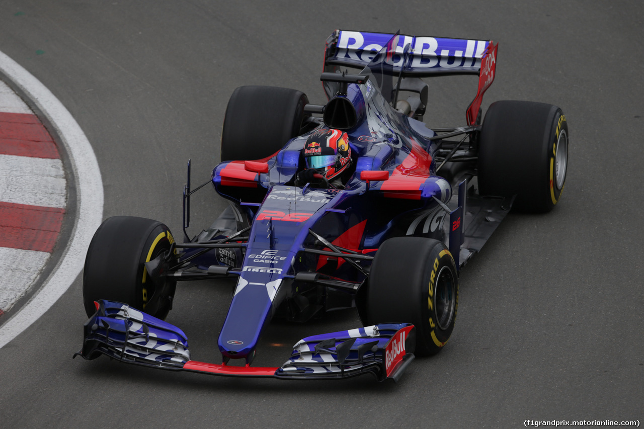 GP CANADA, 09.06.2017- Prove Libere 1, Daniil Kvyat (RUS) Scuderia Toro Rosso STR12