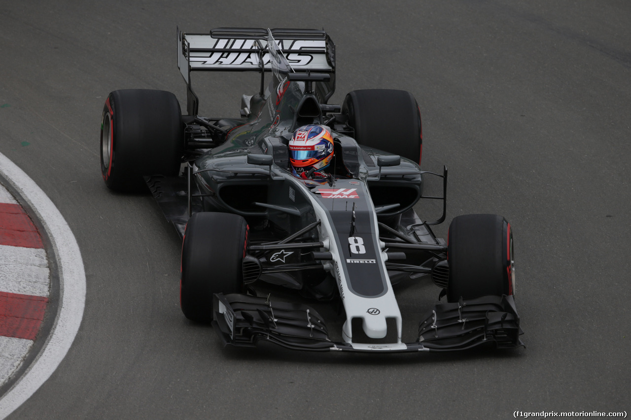 GP CANADA, 09.06.2017- Prove Libere 1, Romain Grosjean (FRA) Haas F1 Team VF-17