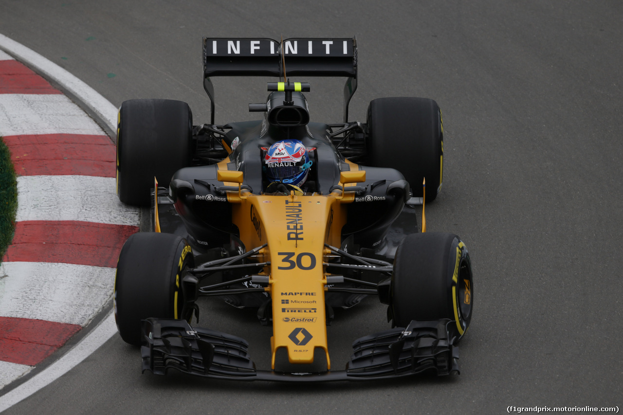 GP CANADA, 09.06.2017- Prove Libere 1, Jolyon Palmer (GBR) Renault Sport F1 Team RS17