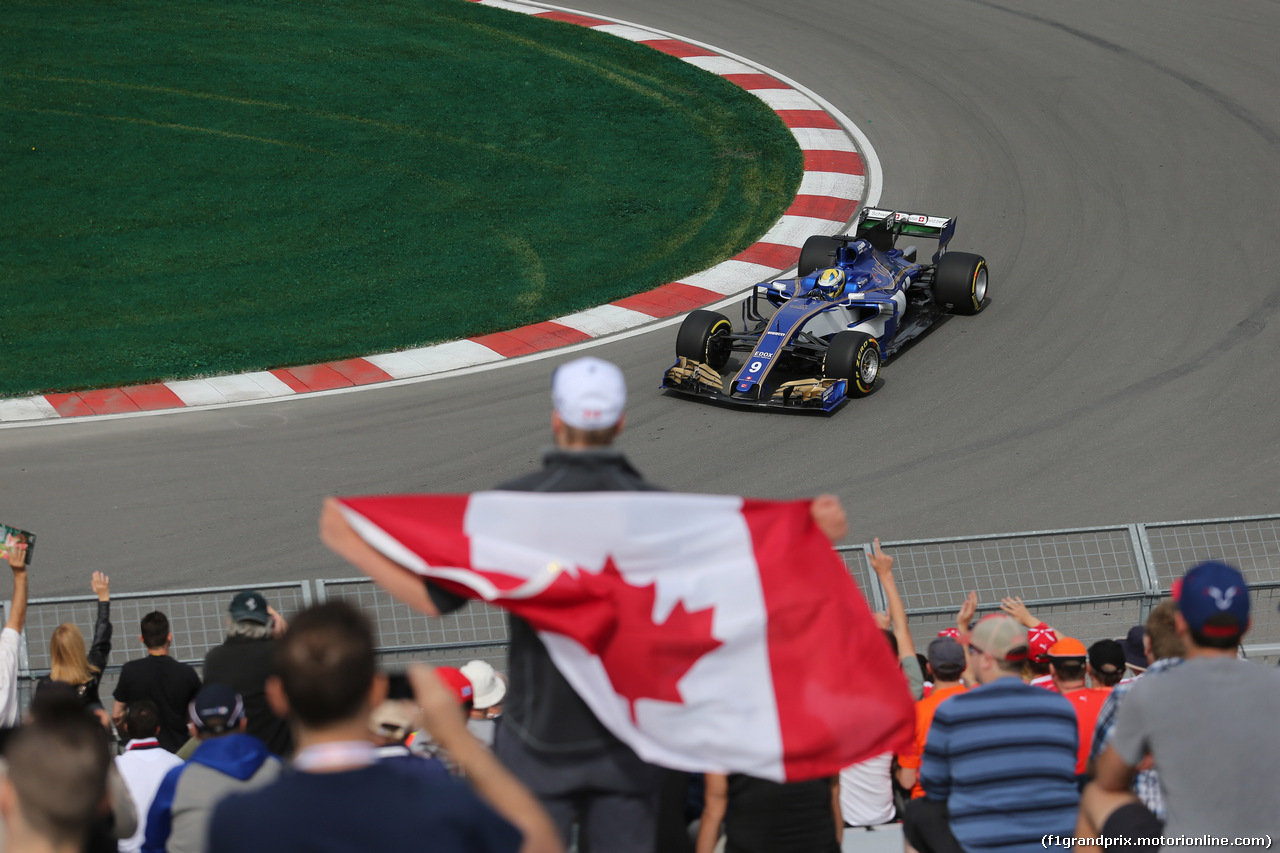 GP CANADA, 09.06.2017- Prove Libere 1, Marcus Ericsson (SUE) Sauber C36