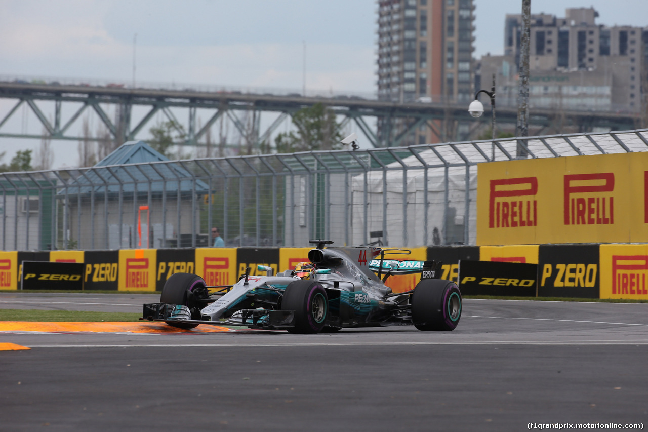 GP CANADA, 09.06.2017- Prove Libere 2, Lewis Hamilton (GBR) Mercedes AMG F1 W08