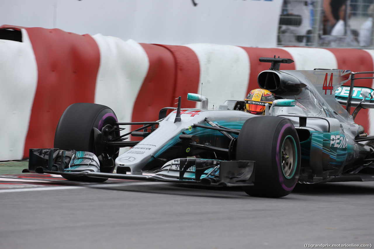 GP CANADA, 09.06.2017- Prove Libere 2, Lewis Hamilton (GBR) Mercedes AMG F1 W08