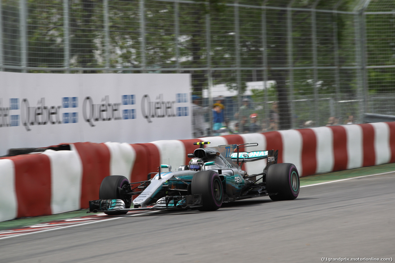 GP CANADA, 09.06.2017- Prove Libere 2, Valtteri Bottas (FIN) Mercedes AMG F1 W08