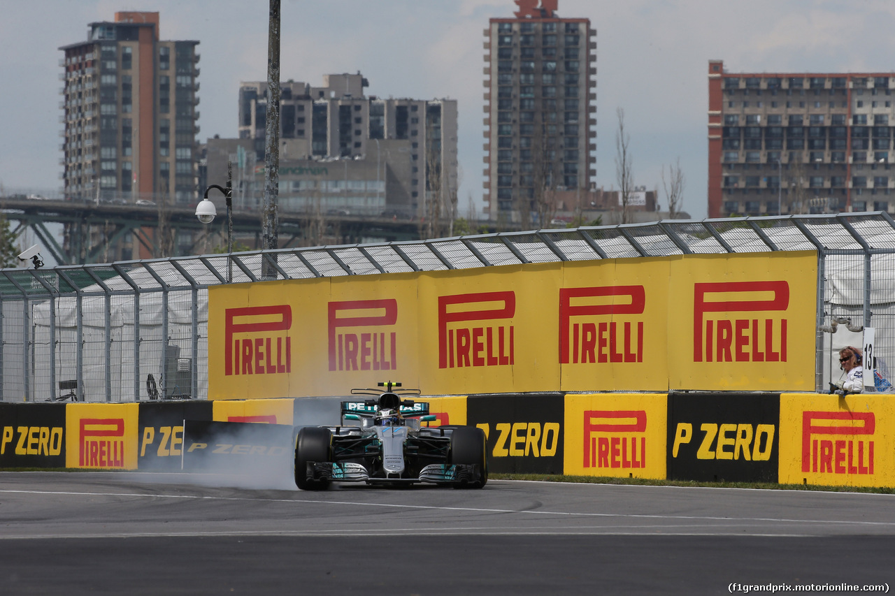 GP CANADA, 09.06.2017- Prove Libere 2, Valtteri Bottas (FIN) Mercedes AMG F1 W08