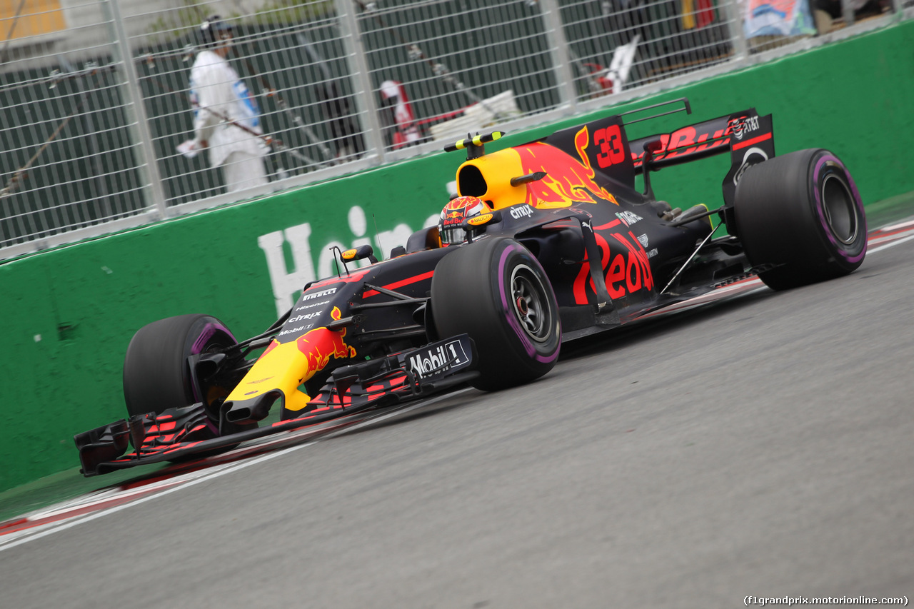 GP CANADA, 09.06.2017- Prove Libere 2, Max Verstappen (NED) Red Bull Racing RB13