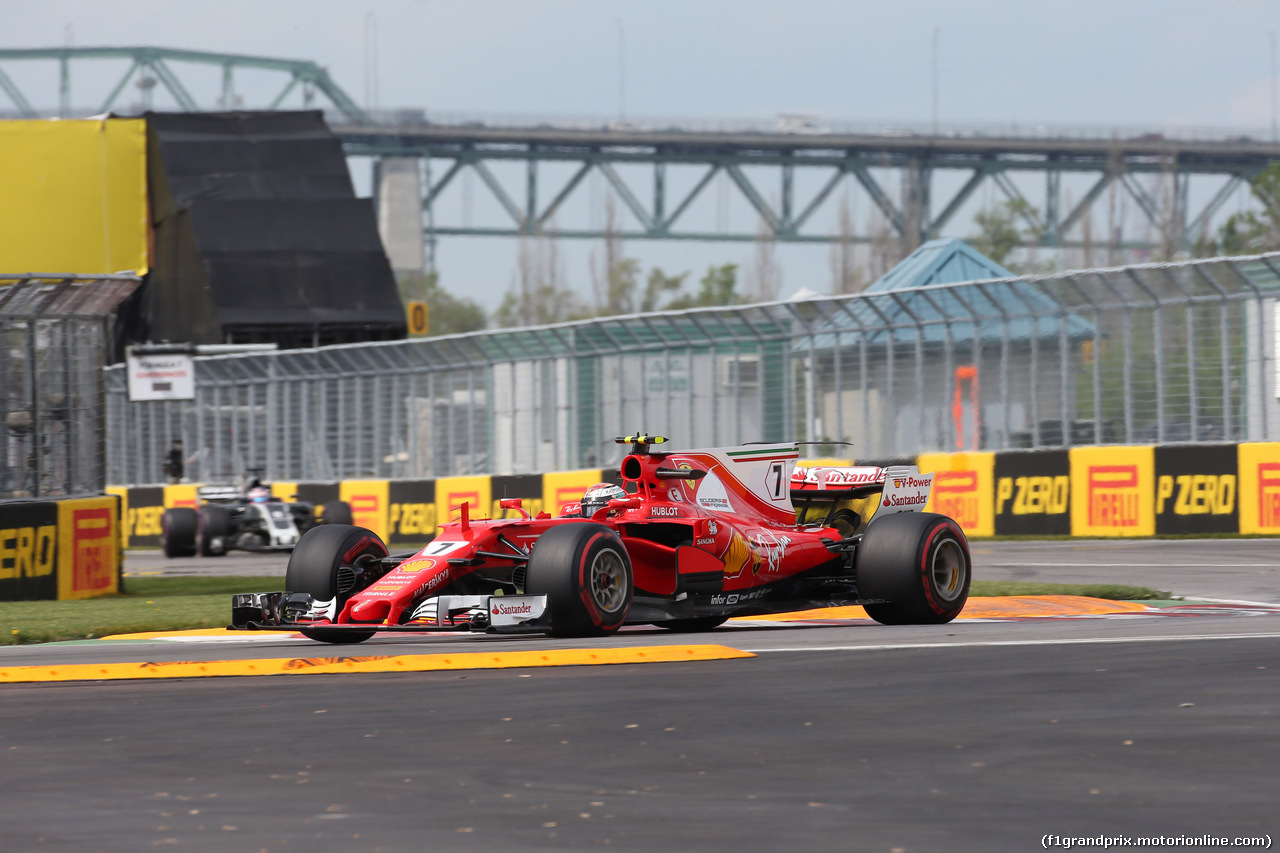 GP CANADA, 09.06.2017- Prove Libere 2, Kimi Raikkonen (FIN) Ferrari SF70H