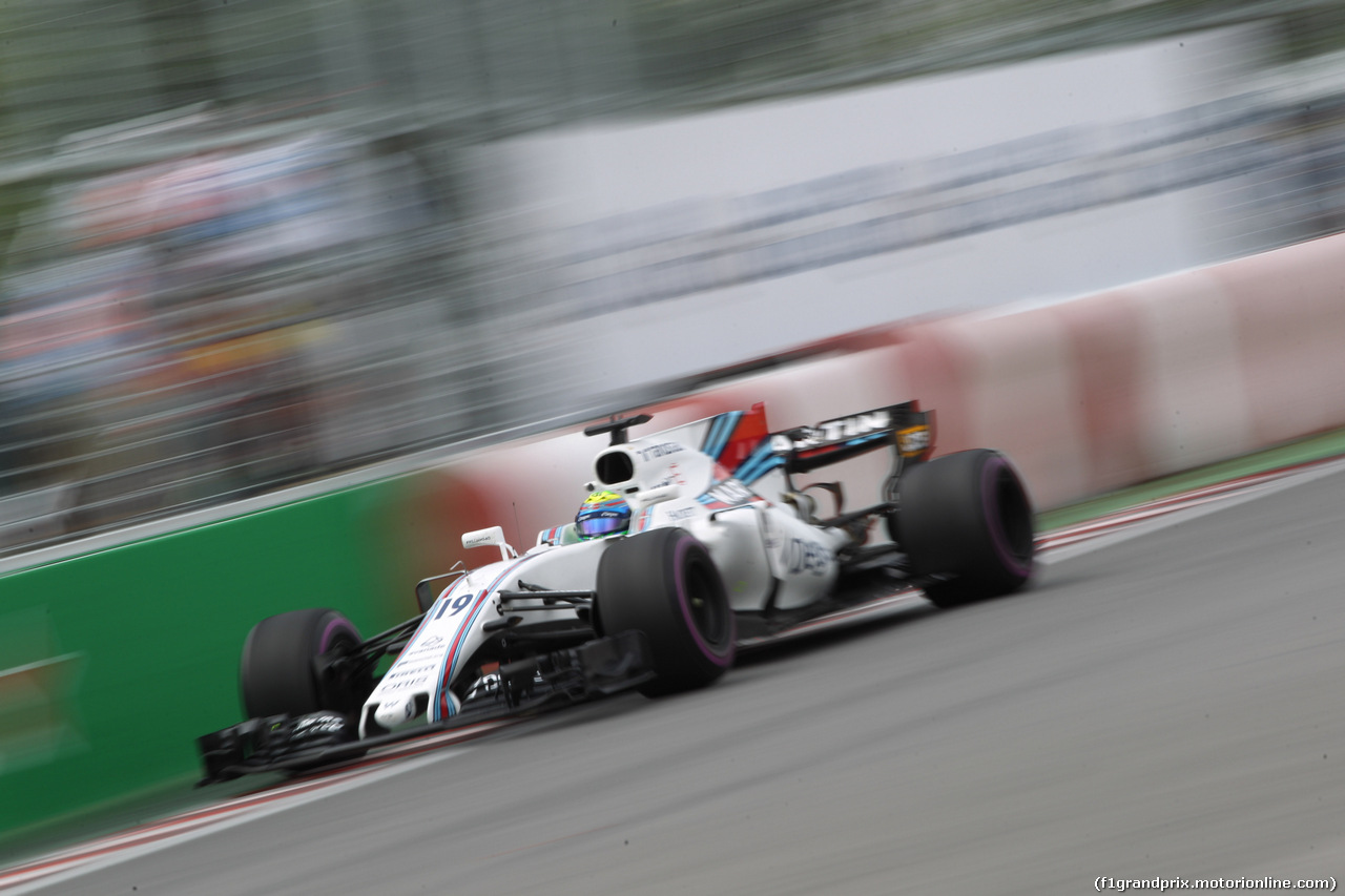 GP CANADA, 09.06.2017- Prove Libere 2, Felipe Massa (BRA) Williams F1 Team FW40