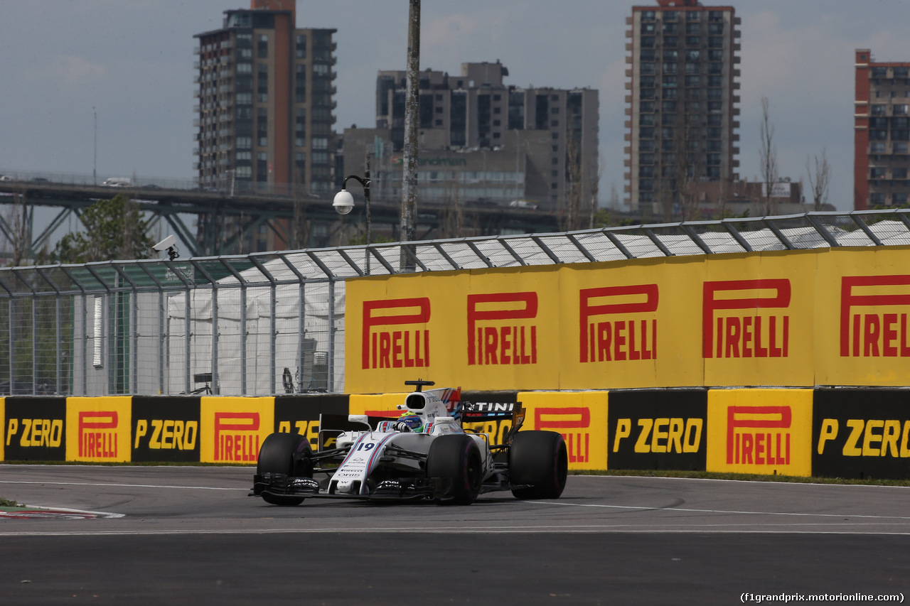 GP CANADA, 09.06.2017- Prove Libere 2, Felipe Massa (BRA) Williams F1 Team FW40