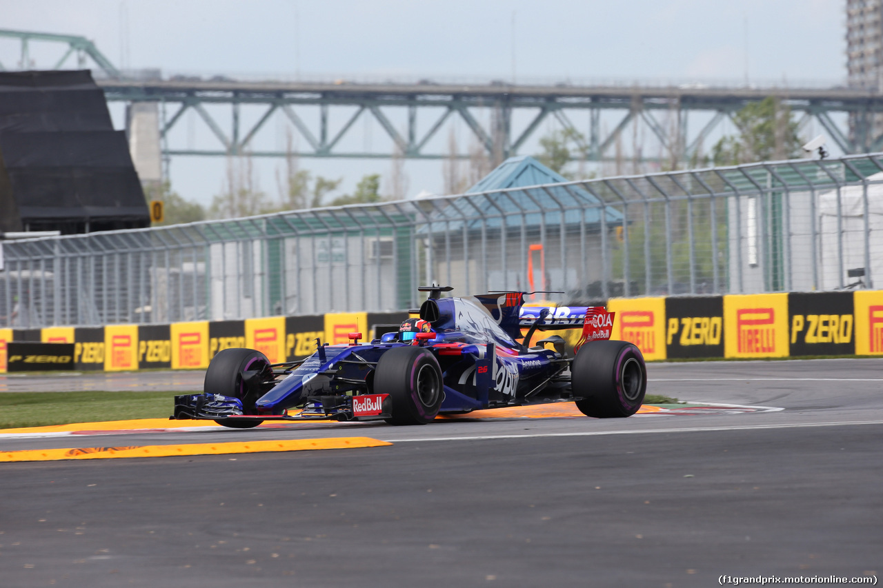 GP CANADA, 09.06.2017- Prove Libere 2, Daniil Kvyat (RUS) Scuderia Toro Rosso STR12